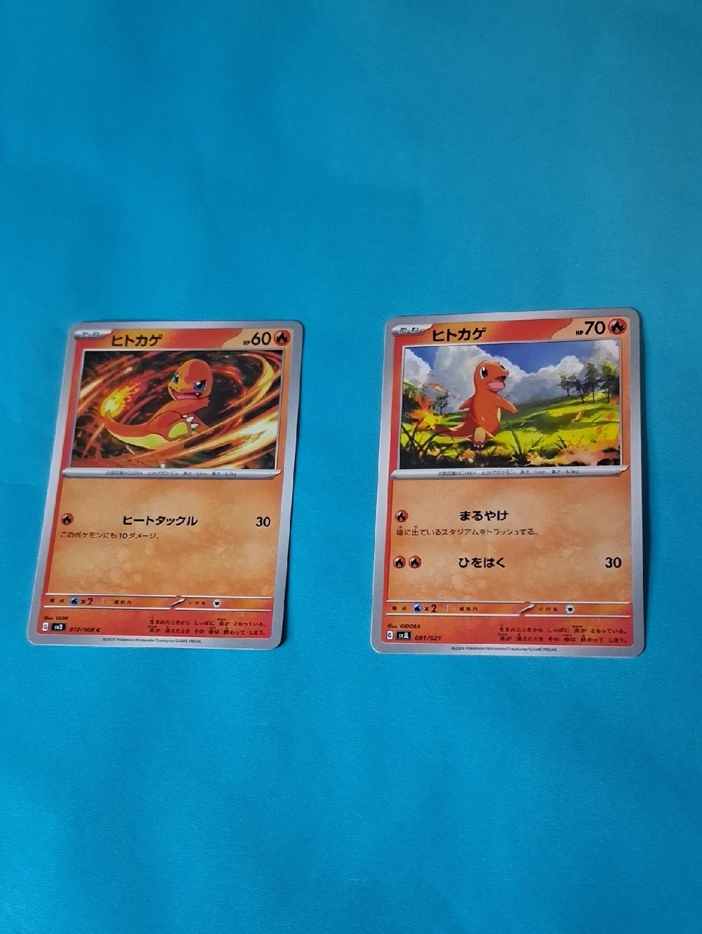 2 Japanese Pokemon Charmander Scarlet